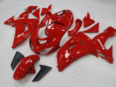 Best 2006-2007 Red Kawasaki ZX10R Motorbike Fairings