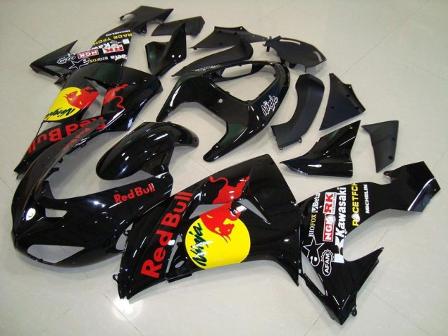 Best 2006-2007 Red Bull Kawasaki ZX10R Motorcycle Replacement Fairings Best 2006-2007 Red Bull Kawasaki ZX10R Motorcycle Replacement Fairings