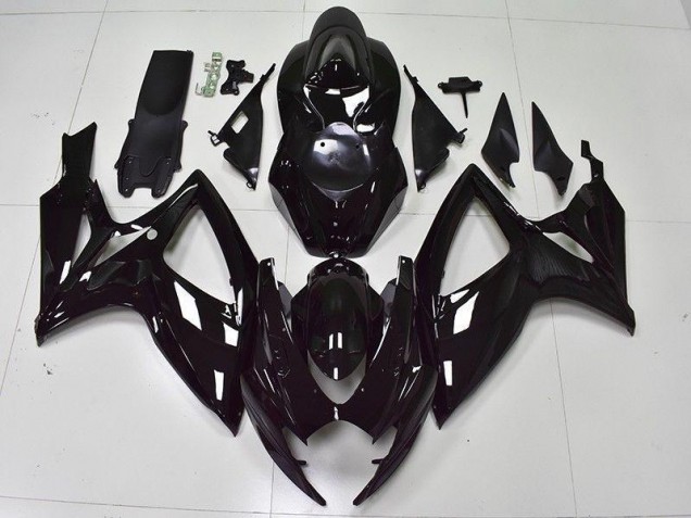Best 2006-2007 Glossy Black Suzuki GSXR 600/750 Bike Fairing Best 2006-2007 Glossy Black Suzuki GSXR 600/750 Bike Fairing