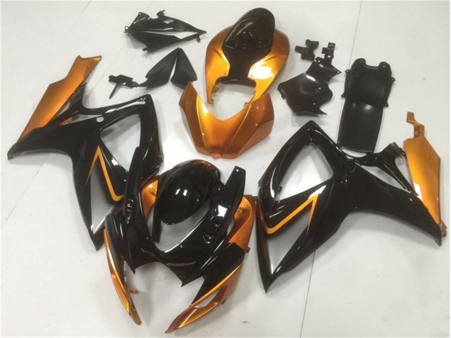 Best 2006-2007 Black Orange Suzuki GSXR 600/750 Motor Fairings Best 2006-2007 Black Orange Suzuki GSXR 600/750 Motor Fairings