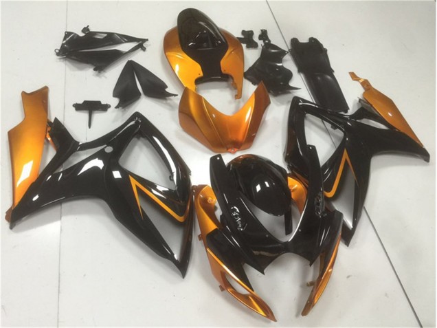 Best 2006-2007 Black Orange Suzuki GSXR 600/750 Motor Fairings Best 2006-2007 Black Orange Suzuki GSXR 600/750 Motor Fairings