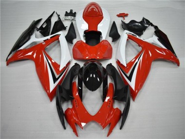 Best 2006-2007 Red Black Suzuki GSXR 600/750 Motorcycle Fairing Kits