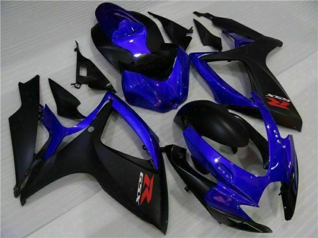 Best 2006-2007 Blue Black Suzuki GSXR 600/750 Motorbike Fairing Kits Best 2006-2007 Blue Black Suzuki GSXR 600/750 Motorbike Fairing Kits