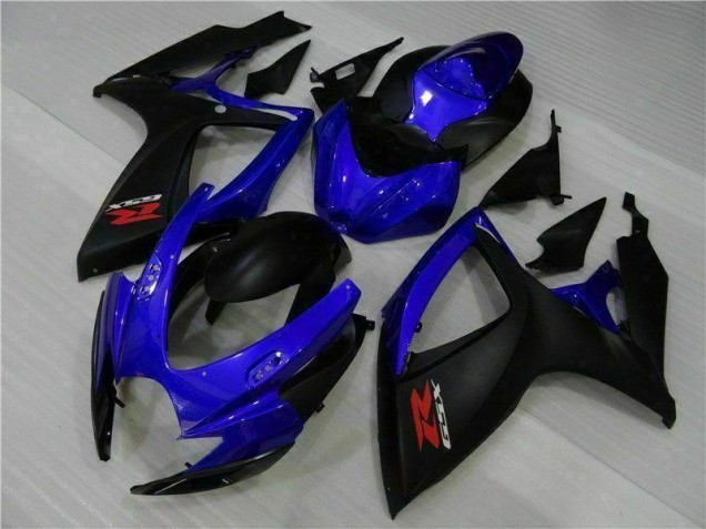 Best 2006-2007 Blue Black Suzuki GSXR 600/750 Motorbike Fairing Kits Best 2006-2007 Blue Black Suzuki GSXR 600/750 Motorbike Fairing Kits