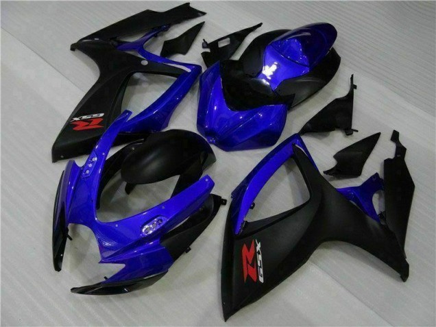 Best 2006-2007 Blue Black Suzuki GSXR 600/750 Motorbike Fairing Kits Best 2006-2007 Blue Black Suzuki GSXR 600/750 Motorbike Fairing Kits