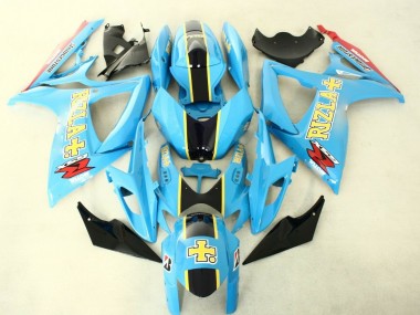Best 2006-2007 Blue Black Suzuki GSXR 600/750 Replacement Fairings