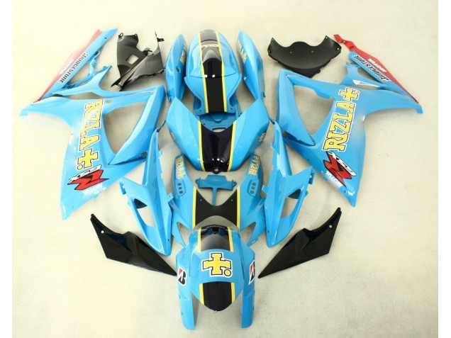 Best 2006-2007 Blue Black Suzuki GSXR 600/750 Replacement Fairings Best 2006-2007 Blue Black Suzuki GSXR 600/750 Replacement Fairings