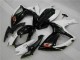 Best 2006-2007 White Black Suzuki GSXR 600/750 Motorcycle Fairings Kit Best 2006-2007 White Black Suzuki GSXR 600/750 Motorcycle Fairings Kit