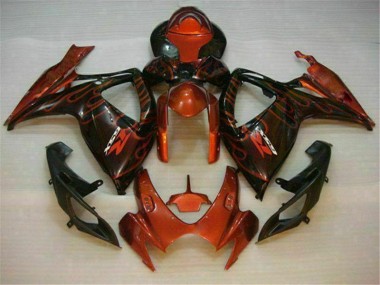 Best 2006-2007 Red Suzuki GSXR 600/750 Motorbike Fairings