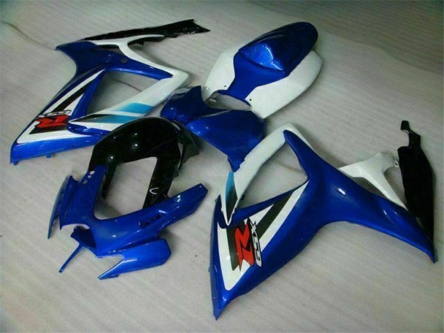 Best 2006-2007 Blue White Suzuki GSXR 600/750 Bike Fairings Best 2006-2007 Blue White Suzuki GSXR 600/750 Bike Fairings