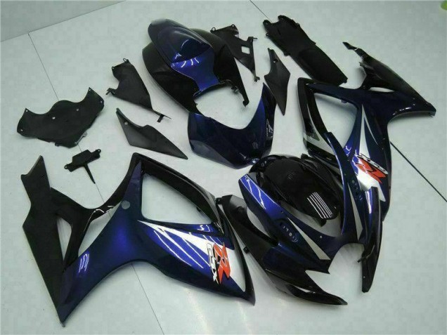 Best 2006-2007 Black Blue Suzuki GSXR 600/750 Motorbike Fairing Kits Best 2006-2007 Black Blue Suzuki GSXR 600/750 Motorbike Fairing Kits
