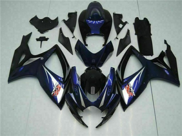Best 2006-2007 Black Blue Suzuki GSXR 600/750 Motorbike Fairing Kits Best 2006-2007 Black Blue Suzuki GSXR 600/750 Motorbike Fairing Kits