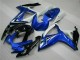 Best 2006-2007 Blue Suzuki GSXR 600/750 Bike Fairing