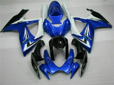 Best 2006-2007 Blue Suzuki GSXR 600/750 Bike Fairing