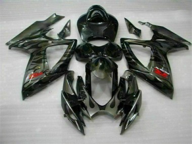 Best 2006-2007 Black Suzuki GSXR 600/750 Motorbike Fairing