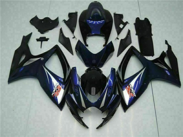 Best 2006-2007 Black Blue Suzuki GSXR 600/750 Bike Fairings Best 2006-2007 Black Blue Suzuki GSXR 600/750 Bike Fairings