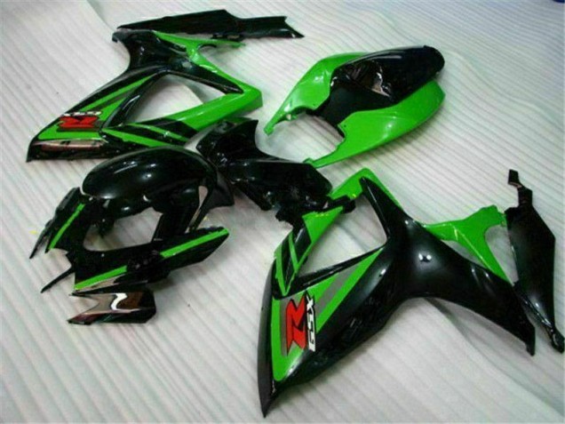 Best 2006-2007 Black Green Suzuki GSXR 600/750 Replacement Motorcycle Fairings Best 2006-2007 Black Green Suzuki GSXR 600/750 Replacement Motorcycle Fairings