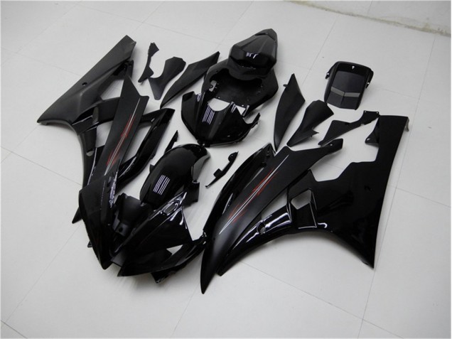 Best 2006-2007 Glossy Matte Black Yamaha YZF R6 Motor Bike Fairings Best 2006-2007 Glossy Matte Black Yamaha YZF R6 Motor Bike Fairings