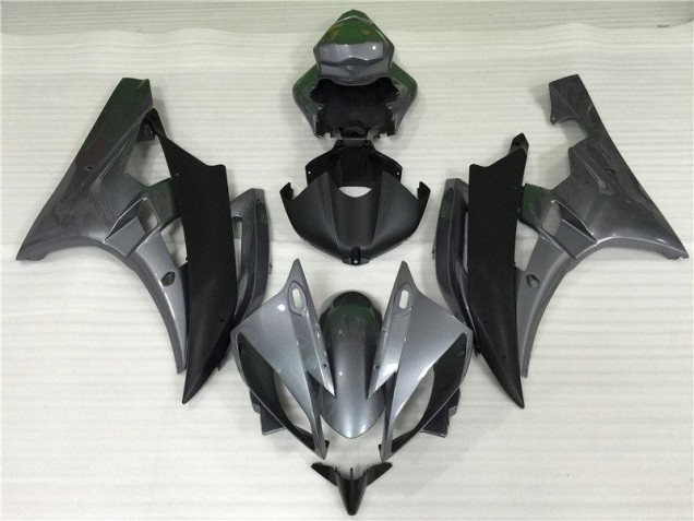 Best 2006-2007 Grey Black Yamaha YZF R6 Bike Fairing Kit Best 2006-2007 Grey Black Yamaha YZF R6 Bike Fairing Kit