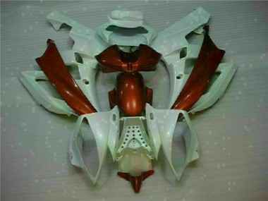 Best 2006-2007 White Brown Yamaha YZF R6 Motorcylce Fairings