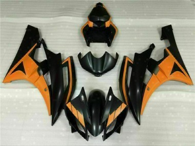 Best 2006-2007 Black Orange Yamaha YZF R6 Motorcycle Fairing
