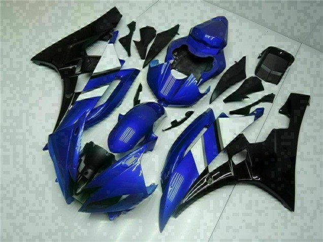 Best 2006-2007 Blue Black Yamaha YZF R6 Motorcycle Fairing Kit