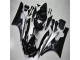 Best 2006-2007 Silver Black Yamaha YZF R6 Bike Fairing