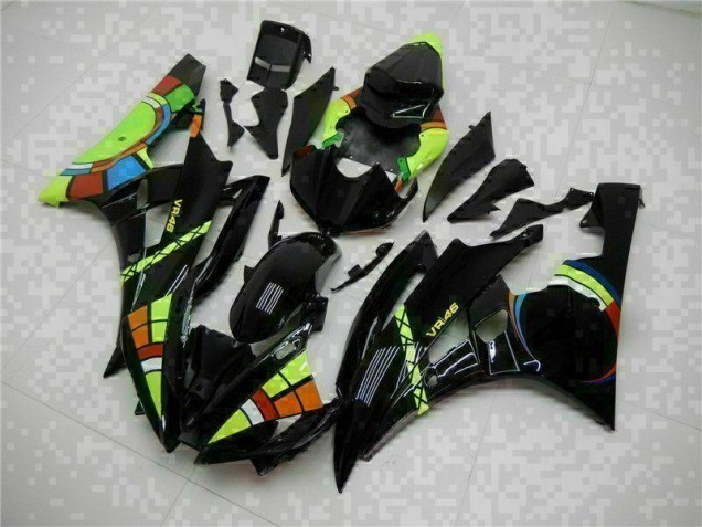 Best 2006-2007 Black Yamaha YZF R6 Motorcycle Replacement Fairings Best 2006-2007 Black Yamaha YZF R6 Motorcycle Replacement Fairings