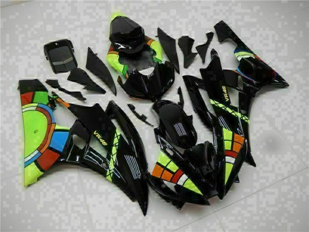 Best 2006-2007 Black Yamaha YZF R6 Motorcycle Replacement Fairings Best 2006-2007 Black Yamaha YZF R6 Motorcycle Replacement Fairings