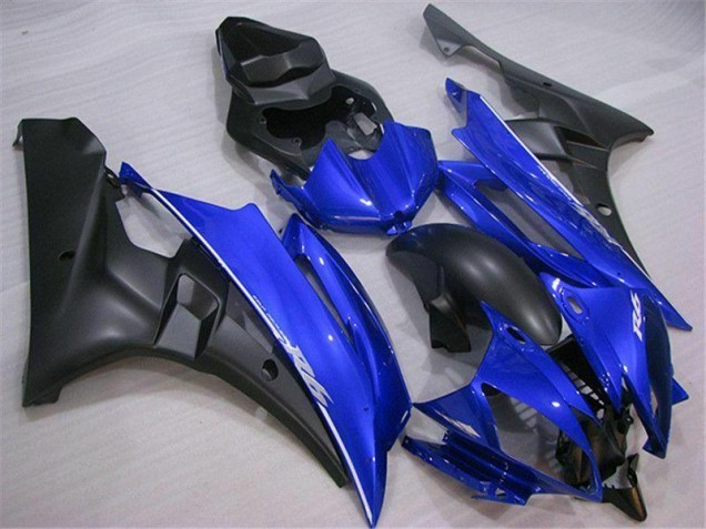 Best 2006-2007 Blue Black Yamaha YZF R6 Motor Fairings