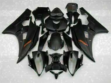 Best 2006-2007 Black Yamaha YZF R6 Motorcycle Fairing
