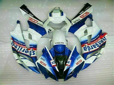 Best 2006-2007 White Blue Yamaha YZF R6 Motorbike Fairing