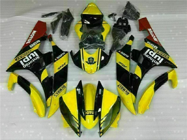 Best 2006-2007 Yellow Yamaha YZF R6 Motor Bike Fairings