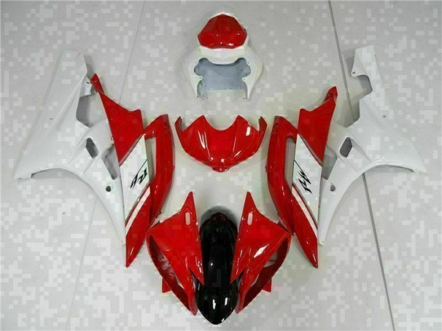 Best 2006-2007 Red White Yamaha YZF R6 Motorcyle Fairings Best 2006-2007 Red White Yamaha YZF R6 Motorcyle Fairings