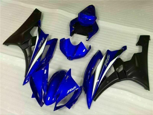 Best 2006-2007 Blue Yamaha YZF R6 Motorcylce Fairings