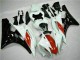 Best 2006-2007 White Yamaha YZF R6 Replacement Motorcycle Fairings