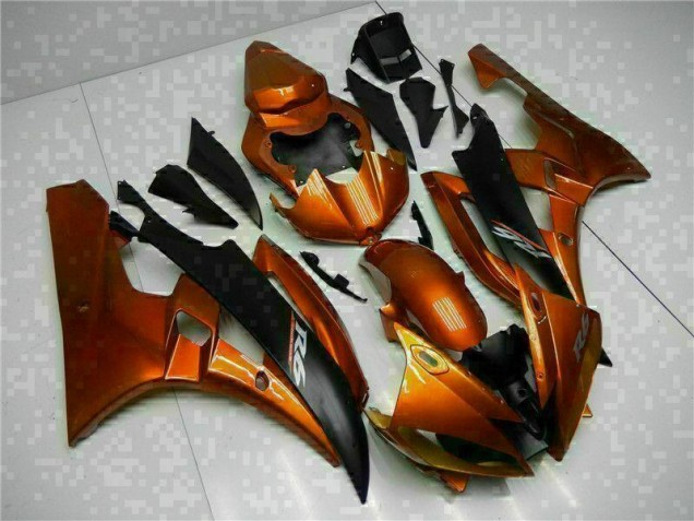 Best 2006-2007 Orange Yamaha YZF R6 Motorbike Fairing Kits