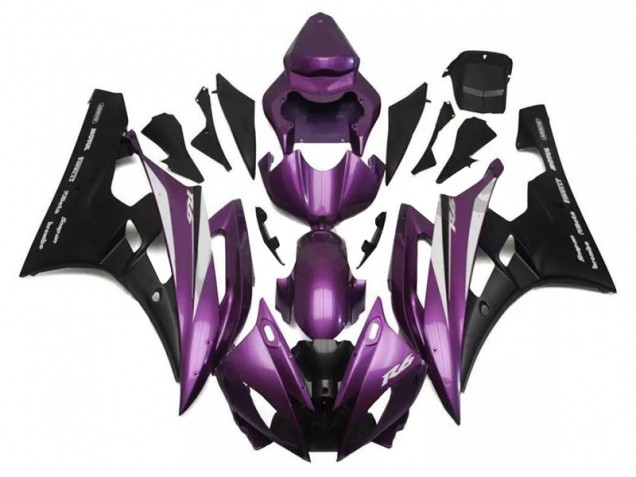 Best 2006-2007 Purple Black Yamaha YZF R6 Motorcylce Fairings Best 2006-2007 Purple Black Yamaha YZF R6 Motorcylce Fairings