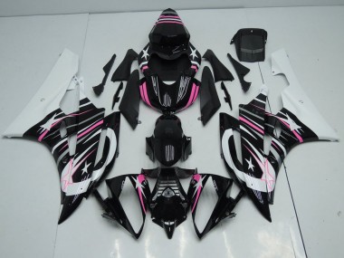 Best 2006-2007 Pink Star Yamaha YZF R6 Bike Fairings