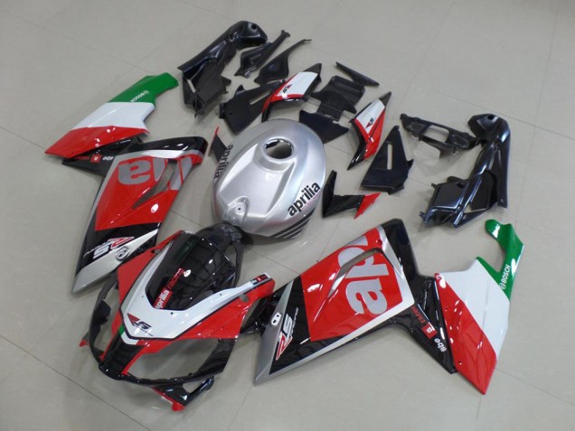 Best 2006-2011 Red White Black Aprilia RS125 Bike Fairings