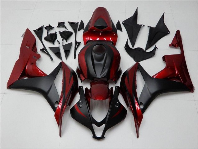 Best 2007-2008 Red Black Honda CBR600RR Bike Fairing Best 2007-2008 Red Black Honda CBR600RR Bike Fairing
