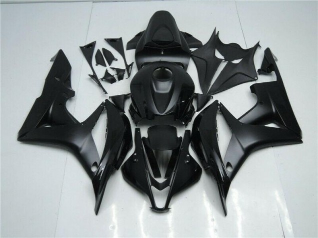 Best 2007-2008 Black Honda CBR600RR Bike Fairing Kit Best 2007-2008 Black Honda CBR600RR Bike Fairing Kit