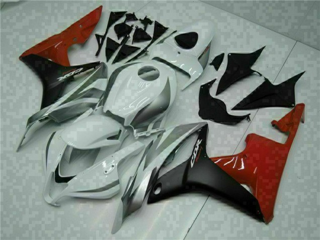 Best 2007-2008 White Black Red Honda CBR600RR Bike Fairings Best 2007-2008 White Black Red Honda CBR600RR Bike Fairings