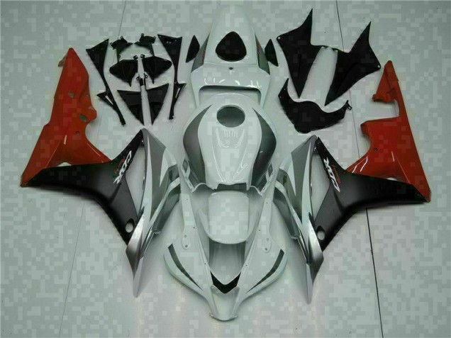 Best 2007-2008 White Black Red Honda CBR600RR Bike Fairings Best 2007-2008 White Black Red Honda CBR600RR Bike Fairings