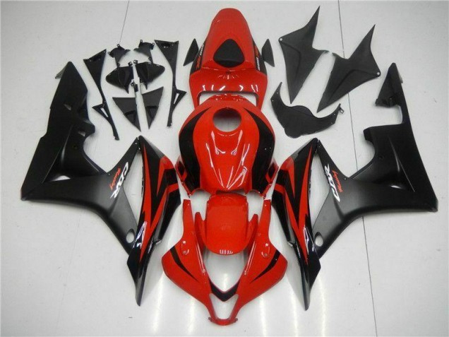 Best 2007-2008 Black Red Honda CBR600RR Motor Bike Fairings Best 2007-2008 Black Red Honda CBR600RR Motor Bike Fairings