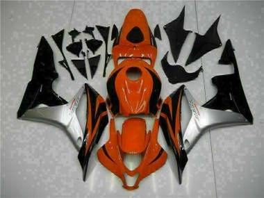 Best 2007-2008 Black Red Silver Honda CBR600RR Motor Fairings