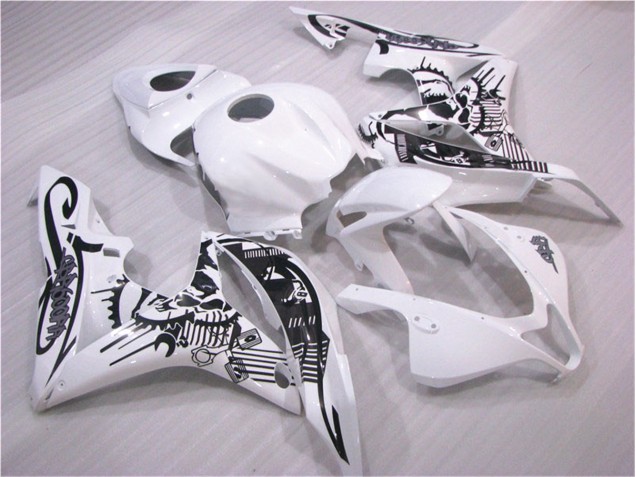 Best 2007-2008 Black White Honda CBR600RR Replacement Motorcycle Fairings Best 2007-2008 Black White Honda CBR600RR Replacement Motorcycle Fairings