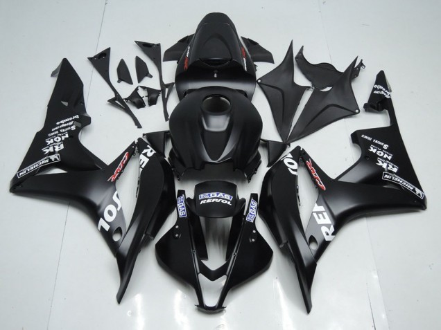 Best 2007-2008 Matte Black Repsol Honda CBR600RR Motorcyle Fairings Best 2007-2008 Matte Black Repsol Honda CBR600RR Motorcyle Fairings