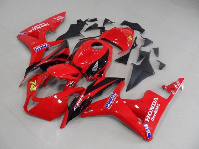 Best 2007-2008 Red Black Race Honda CBR600RR Replacement Fairings Best 2007-2008 Red Black Race Honda CBR600RR Replacement Fairings