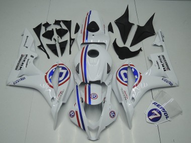Best 2007-2008 White Honda CBR600RR Motor Bike Fairings